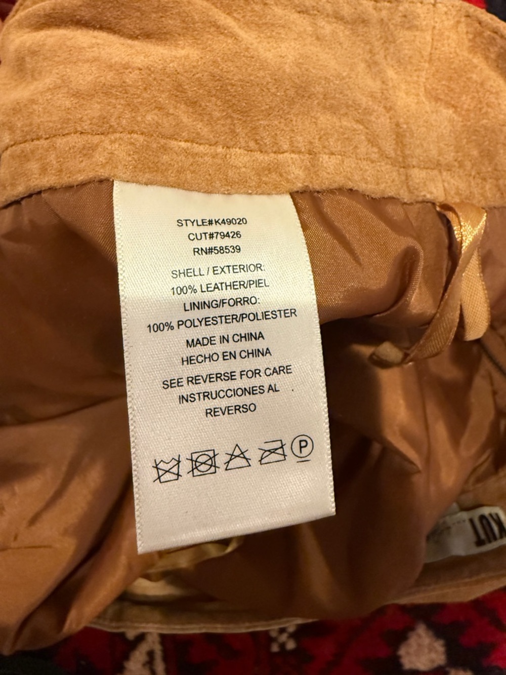Kut from the Kloth Camel Suede Mini Skirt - Picture 4 of 5